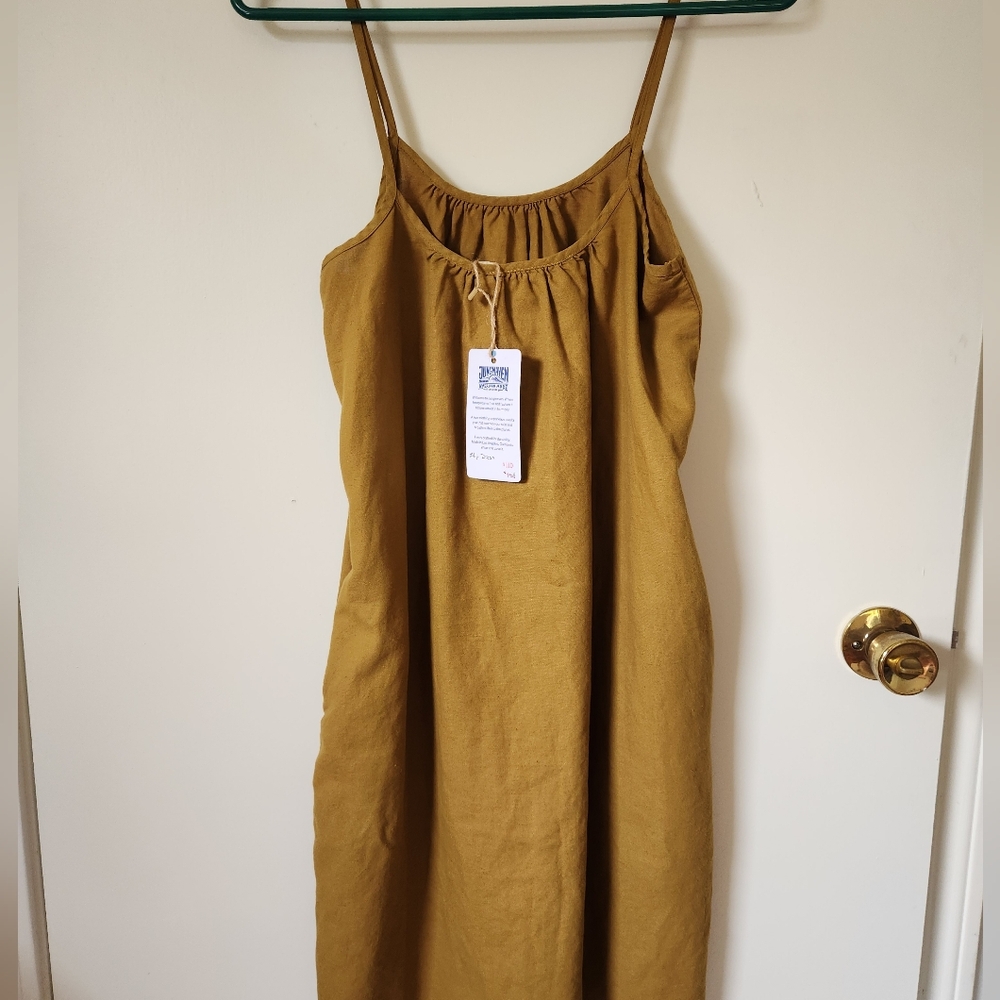 NWT Citrine Yellow Sundance Slip Dress JUNGMAVEN